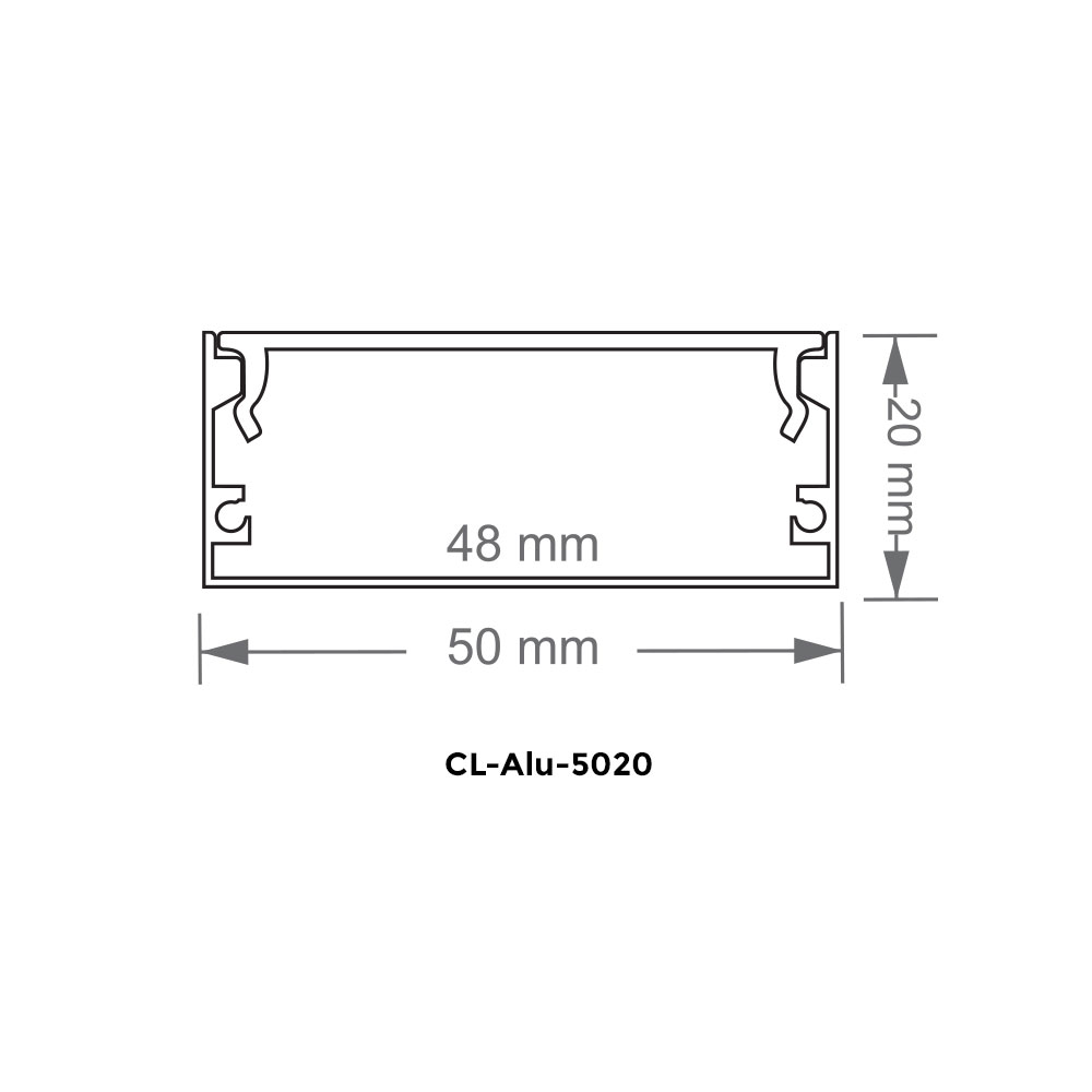 CL-ALU-5020 Dimensions