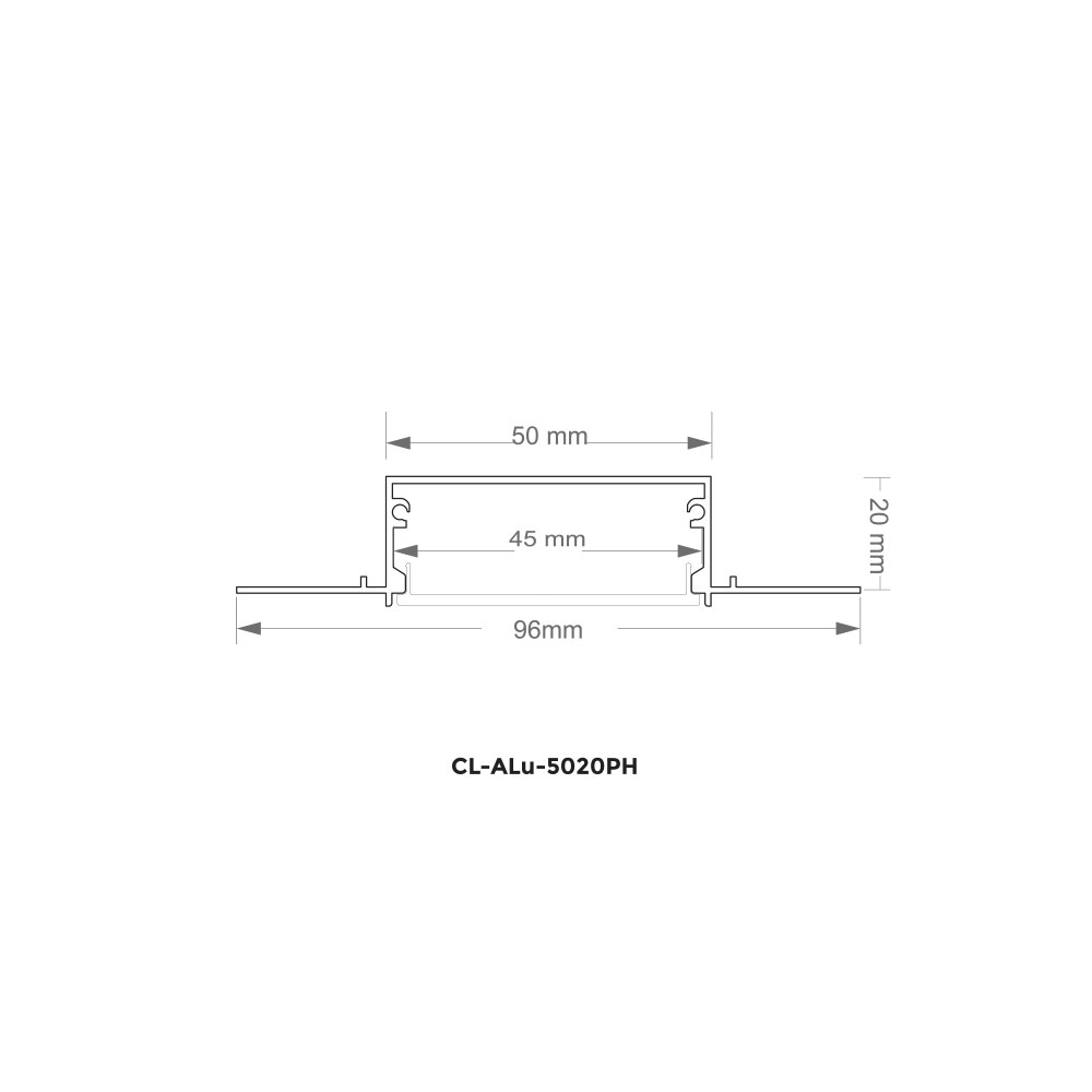 CL-Alu-5020PH dimensions