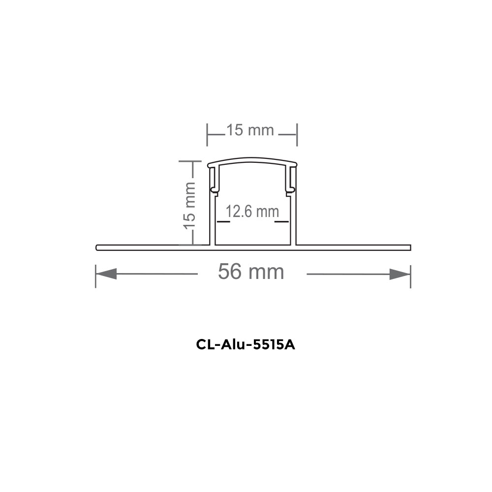 CL-Alu-5515A dimension