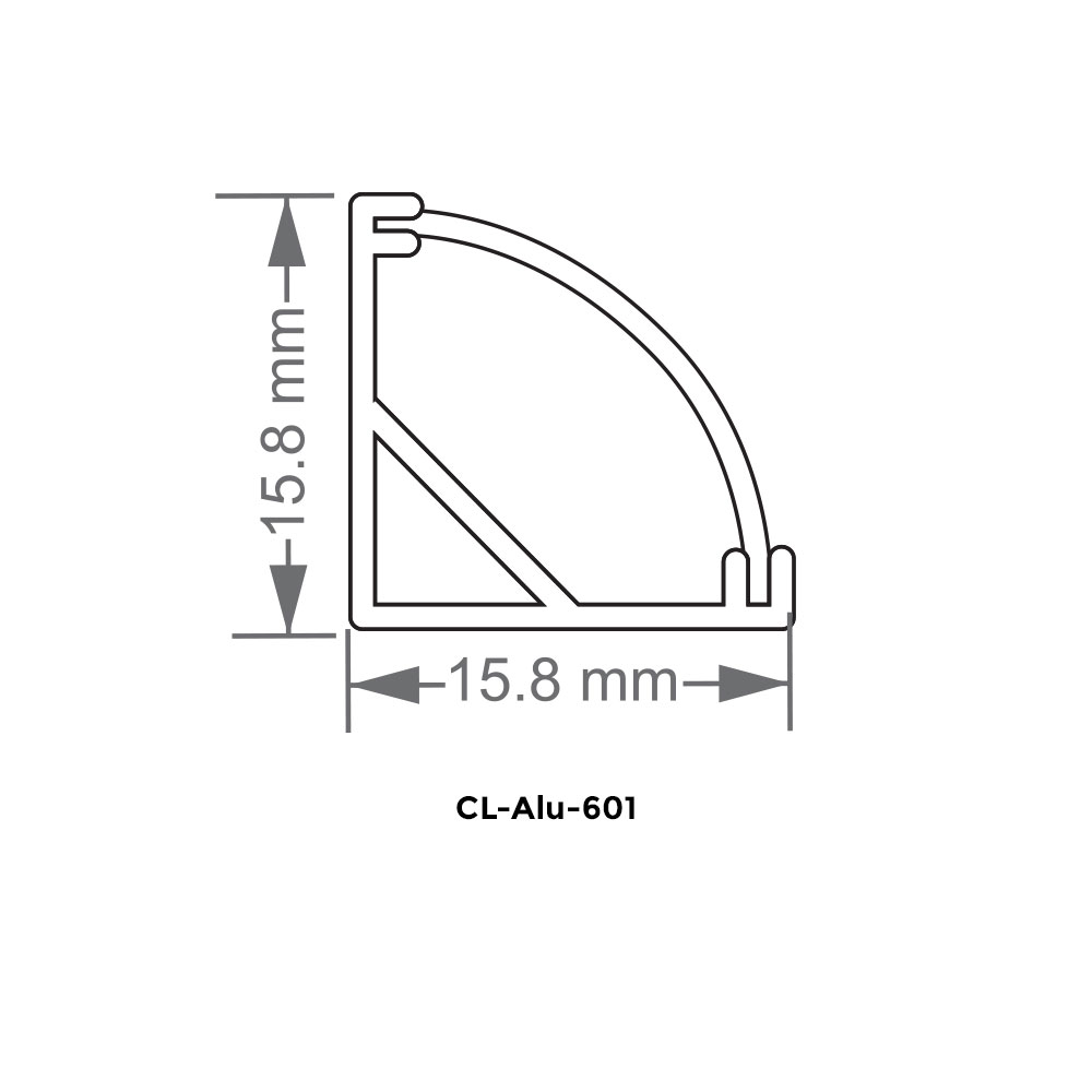 CL-Alu-601 Dimensions