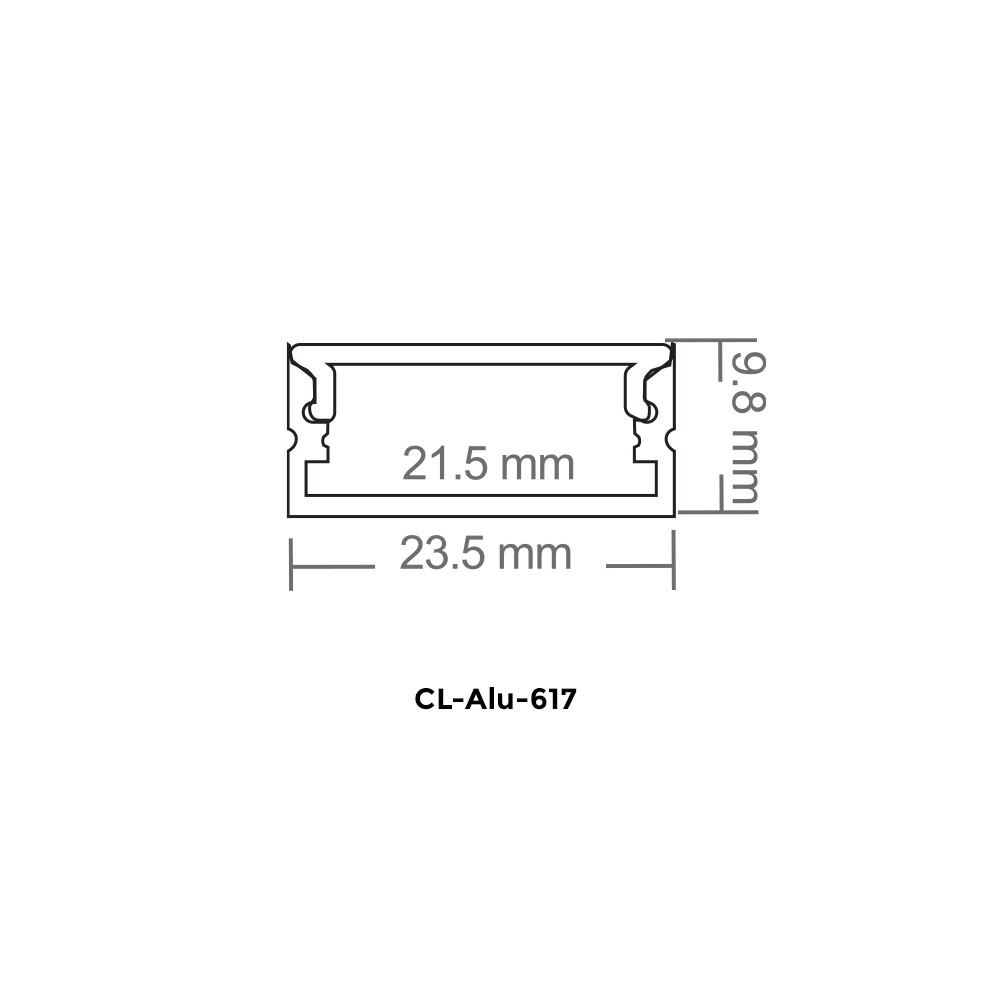 CL-Alu-617 dimensions