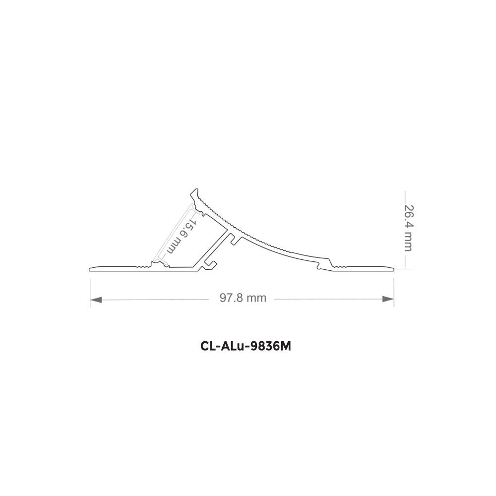 CL-Alu-9836M Dimensions