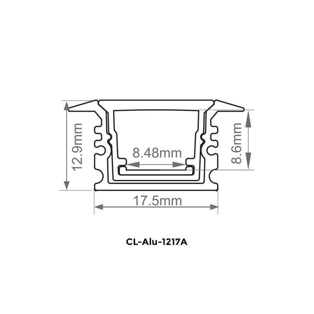 CL-ALU-1217A dimension
