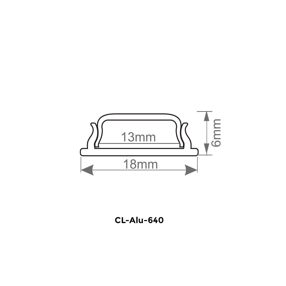 CL-Alu-640 dimensions