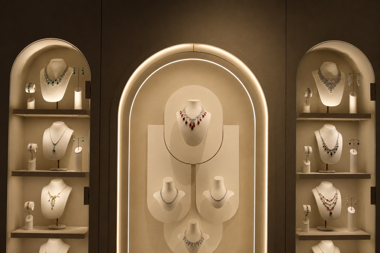 Opulence Showroom residential lighting project
